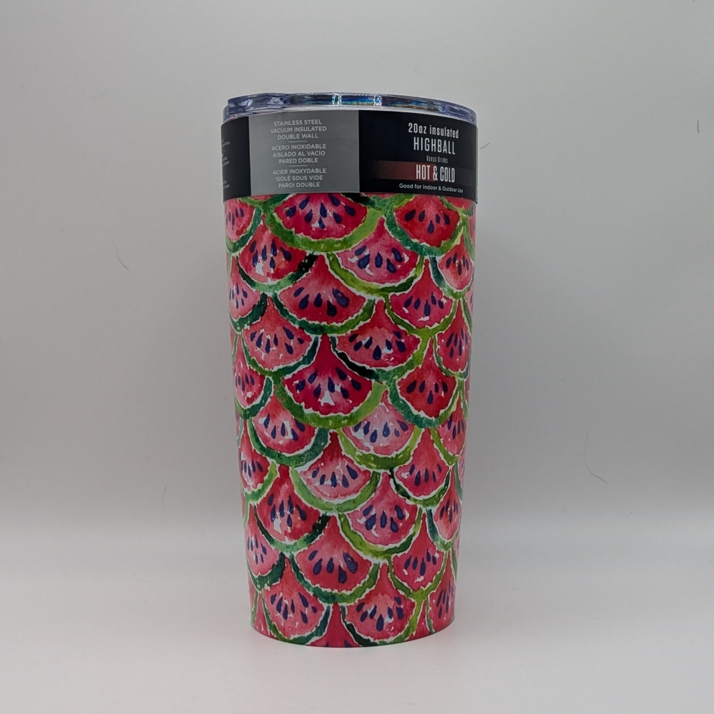 Cambridge Hot & Cold Watermelon Print 20oz Insulated Tumbler